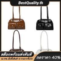 ราคา กระเป๋าสะพายไหล่หนังสำหรับผู้หญิง อินเทรนด์ มีช่องเก็บของหลายช่อง เหมาะสำหรับการทำงานและการเดินทาง (44656330405)