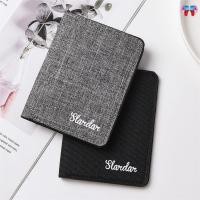 ราคา กระเป๋าสตางค์ ผ้าแคนวาส ใบสั้น แบบบางพิเศษ ใส่บัตรขับขี่ได้ แบบเรียบง่าย สําหรับผู้ชาย และผู้หญิง ใส่บัตรได้ แบบสากล (28916207780)