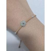 ราคา สร้อยข้อมือถักเชือกหยกดอกไม้ ระบุสีหยกและเชือกทางข้อความ (42167462300)