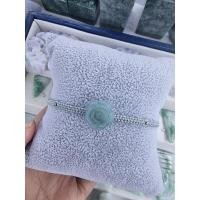 ราคา สร้อยข้อมือเชือกถักหยกกุหลาบ (23614169987)