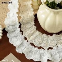ราคา รอยยิ้มผ้าจีบริบบิ้น 5เซนติเมตรกว้างหัวใจปักนัวเนียตัด ทําเองผ้าฝ้ายแฮนด์เมดริ้วรอยลูกไม้กระโปรงขอบอุปกรณ์เย็บผ้า (56106812340)
