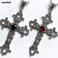 ราคา SMILE Cross Clavicle Chain Punk ดอกไม้ Big Cross CROSS จี้สร้อยคอ แฟชั่น Gothic Alloy Charm ความงามเครื่องประดับผู้หญิงผู้ชาย (54506809596)