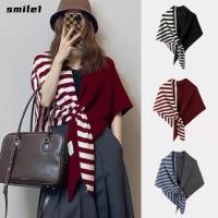 ราคา รอยยิ้ม ผ้าพันคอสามเหลี่ยม ผ้าพันคอสามเหลี่ยมลายถัก ผ้าพันคอขนสัตว์ที่อบอุ่นอเนกประสงค์แบบนุ่มย้อนยุคฤดูหนาว (53756812359)