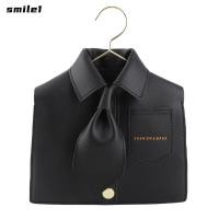 ราคา กระเป๋าถือ SMILE พร้อมสายสะพาย กระเป๋าถือสไตล์เกาหลี ไม้แขวนเสื้อ หนัง PU ทนทาน ช้อปปิ้งกระเป๋าถือแปลกใหม่ (52457688557)