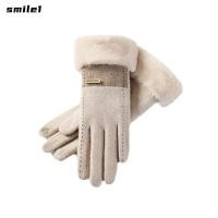 ราคา รอยยิ้ม ถุงมือกันหนาว ถุงมือหน้าจอสัมผัสหน้าจอสัมผัสหน้าจอสัมผัสหน้าจอสัมผัสที่อบอุ่น ถุงมือสําหรับขับรถเต็มนิ้วขี่จักรยานขับรถ (52305296527)