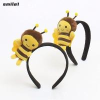 ราคา SMILE Bee ที่คาดผมตุ๊กตา ที่คาดผมตุ๊กตาผึ้งน่ารักนุ่มน่ารัก ที่คาดผมผึ้งสัตว์การ์ตูนหวานตลกสําหรับผู้หญิงและเด็กผู้หญิง (51807474937)