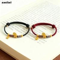 ราคา รอยยิ้ม สร้อยข้อมือปีม้า เชือกถักด้ายสีแดง สร้อยข้อมือนักษัตรเงินแท้ สร้อยข้อมือเทศกาล ทําด้วยมือ ปรับเชือกมือ สร้อยข้อมือนําโชค ปี (51205813399)