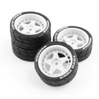 ราคา อะไหล่ยางล้อรถบังคับ สําหรับอัพเกรดรถบังคับ Tamiya TT01 TT01E TT02 TT02B XV01 TA06 PTG 2 1 10 4 ชิ้น (21618465661)