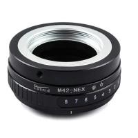 ราคา วงแหวนอะแดปเตอร์แบบเอียง 360 องศาสําหรับเลนส์ M42 ถึง E NEX 3 3C 3N 5 F3 VG 900 NEX EA50 FS100 FS700 A6000 A7 A7R A7S A7M2 A7R2 Ds (46708569330)
