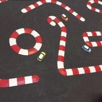 ราคา 26 ชิ้น 1 76 แผงกั้นถนน DIY Racing track Design Drifting Race track ชิ้นส่วน RC รีโมทคอนโทรลรถ splicing รางสเตอริโอ (28056652704)