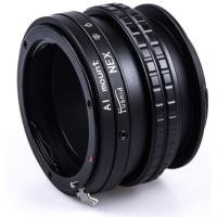 ราคา เลนส์ Nikon AI ไปยังอะแดปเตอร์ Sony NEX โฟกัสปรับได้ 27 1 41 6 มม การควบคุมแบบแมนนวล สร้างโลหะสําหรับ NEX 3 NEX 5 A6000 A7 Series (26688651692)
