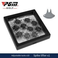ราคา Pgm 10 ชิ้นรองเท้ากอล์ฟ Soft Spikes Pins พร้อม Staple Fast Twist รองเท้า Spikes เปลี่ยนชุด Golf Training Aids ZP026 (27114140919)