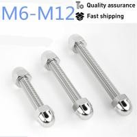 ราคา 304 สแตนเลสเกลียวแถบเกลียวน็อตชุด M6 M12 สกรูเกลียวเต็ม Bolt เกลียว Rod Bolt สกรูน็อตชุด M8M10 (40777585026)