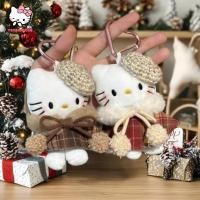 ราคา strysingoin Kawaii ฤดูหนาววันเจ้าหญิงเสื้อคลุม Hello Kitty พวงกุญแจจี้ตุ๊กตา Bapa แขวนตกแต่งคริสต์มาสของขวัญปีใหม่ TH (55956744524)