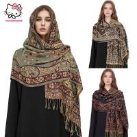 ราคา strysingoin หรูหราฤดูหนาวแคชเมียร์ Pashmina ผ้าคลุมไหล่ Lady Wrap ผ้าพันคอฤดูใบไม้ร่วงที่อบอุ่นออกแบบพิมพ์หญิง Foulard ผ้าฝ้าย Stoles ผ้าพันคอ TH (47956318056)