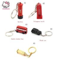 ราคา ntrysingoin พวงกุญแจพวงกุญแจโมเดลลอนดอนอังกฤษ Miniature ของที่ระลึก Red Bus Taxi TH (47509081993)