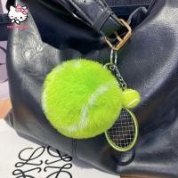 ราคา พวงกุญแจเทนนิสน่ารัก ตุ๊กตา ball ของขวัญสำหรับสาวๆ พวงกุญแจขนสัตว์ (41329827635)