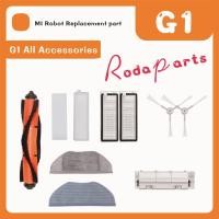 ราคา สำหรับ Xiaomi Mijia G1เครื่องดูดฝุ่นไส้กรอง HEPA ล้างได้ Mop ผ้า Rags หลักแปรงลูกกลิ้งด้านข้างชุดที่กรองอากาศพร้อมแปรงเป (12307014345)