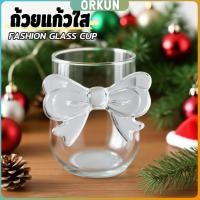 ราคา Orkun แก้วโบว์ใส ดีไซน์ที่จับเป็นโบว์ได้เก๋น่ารัก แก้วน้ำ แก้วนม Glass Cup (29040197394)