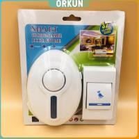ราคา Orkun กริ่งไร้สาย กระดิ่งไร้สายออดรีโมท ระยะไกล wireless door bell (27703768379)