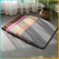 ราคา Orkun พรมเช็ดเท้า 40x60 C m เมมโมรี่โฟม พรมกันลื่น พรมเช็ดเท้า พรมห้องนอน Anti slip mat (25632705599)