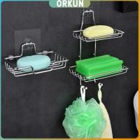ราคา Orkun ที่วางสบู่สแตนเลส ชั้นวางของ วางสบู่ ฟองน้ำ ไม่ต้องเจาะผนัง soap dish (24082710677)