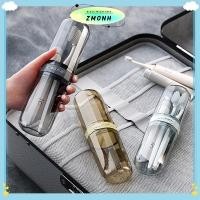 ราคา ZMONH กล่องเก็บแปรงสีฟันแบบพกพาน้ํายาบ้วนปากถ้วยกล่องเก็บยาสีฟันชุดแป้งอุปกรณ์การเดินทางแบบพกพาแปรงสีฟันถ้วย null (55659044502)