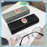 ราคา ZMONH Vintage แฟชั่น Rose รูปแบบแว่นตาแว่นตากันแดดแว่นตากล่องเก็บ Unisex Anti Pressure หนังแว่นตากระเป๋า (28142908174)