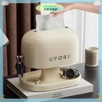 ราคา 1ชิ้นย้อนยุคกล่องกระดาษทิชชูสองชั้นกล่องกระดาษทิชชูที่มีถาดเก็บเครื่องประดับนาฬิกาออแกไนเซอร์บ้านห้องนั่งเล่นสก์ท็อปผ้าเช็ดปากภาชนะ (27840419448)