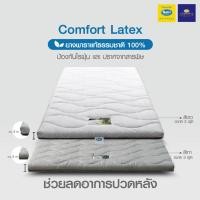 ราคา Satin Heritage ที่นอนยางพารา รุ่น Comfort Latex ขนาด 3 ฟุต หนา 2 นิ้ว สีขาว สีเทา ช่วยลดอาการปวดหลัง (2308344309)