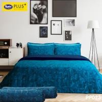 ราคา Satin Plus ชุดผ้าปูที่นอน 6 ฟุต 5 ฟุต 5 ชิ้น ผ้านวมขนาด100 x90 สัมผัสเรียบลื่น ไม่มีรอยต่อ ผ้านุ่ม นอนสบาย PP023 (19978708374)