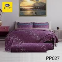 ราคา Satin Plus ชุดผ้าปูที่นอน 6 ฟุต 5 ฟุต 5 ชิ้น ผ้านวมขนาด100 x90 สัมผัสเรียบลื่น ไม่มีรอยต่อ ผ้านุ่ม นอนสบาย PP027 (18238884948)