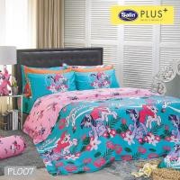 ราคา Satin Plus ชุดผ้าปูที่นอน 6 ฟุต 5 ฟุต 5 ชิ้น ไม่รวมนวม ลายการ์ตูนสุดน่ารัก (5750347314)