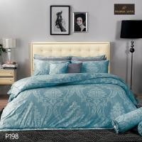 ราคา Premier Satin ผ้าปูที่นอน 6 ฟุต 5 ฟุต มี 5 ชิ้น ไม่รวมนวม เคลือบกำจัดแบคทรีเรียCotton mix1 (2406686805)