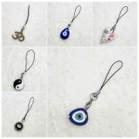 ราคา Phone charm EVIL EYE ที่ห้อยมือถือ ที่ห้อยโทรศัพท์ พวงกุญแจ เครื่องราง ปกป้อง ของขวัญปัจฉิม handmade สายมู (22383843201)
