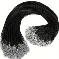 ราคา Cord necklace สร้อยคอเชือกหนัง สร้อยคอเชือกแว็กซ์ สร้อยคอปรับระดับได้ ความยาว 45 cm (47405037266)
