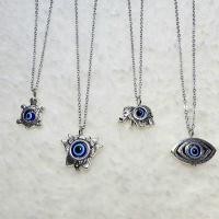 ราคา Necklace Stainless steel EVIL EYE สร้อยคอสแตนเลส สร้อยคอแฟชั่น เครื่องราง ปกป้อง เสริมพลัง ดวงตาปีศาจ Blue eye (51206082404)