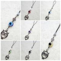 ราคา Phone charm EVIL EYE ที่ห้อยมือถือ ที่ห้อยโทรศัพท์ พวงกุญแจ เครื่องราง ปกป้อง นกฮูก Owl Wicca Clover โคลเวอร์ (52457405916)