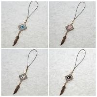 ราคา Phone charm EVIL EYE ขนนก ที่ห้อยมือถือ ที่ห้อยโทรศัพท์ พวงกุญแจ เครื่องราง ปกป้อง ของขวัญปัจฉิม (41330170406)