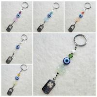 ราคา Keychain EVIL EYE CLOVER พวงกุญแจ ที่ห้อยมือถือ ที่ห้อยโทรศัพท์ เครื่องราง ปกป้อง ของขวัญปัจฉิม handmade (55058036365)