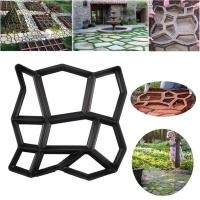 ราคา DIY แม่พิมพ์สำหรับทำทางเดินในสวน บล็อคแม่พิมพ์พื้น โพรพิลีนปูนซิเมนต์คอนกรีตแม่พิมพ์ Garden Art Pavement Mold เครื่องมือ (48605861336)