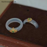 ราคา แหวนหยกมินิมอล เครื่องประดับหินสำหรับผู้หญิง สไตล์Hanfu (57708981438)