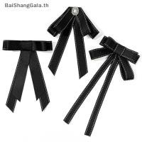 ราคา BSG ริบบิ้นสีดำผ้าโบว์เข็มกลัด เพิ่มความสวยงามให้กับเสื้อกันหนาวและคอเสื้อ (53359048672)