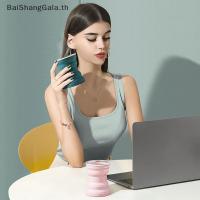 ราคา BSG ขวดน้ําพับถ้วย 320ml ซิลิโคนพับได้กาแฟถ้วยดื่มแก้ว BSG (53159056402)