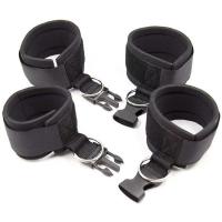 ราคา สินค้าใหม่ 2026 SM กุญแจมือและโซ่ตรวนขาทำจากไนลอน อุปกรณ์ประกอบฉาก (54706441643)