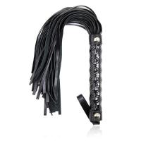 ราคา สินค้าใหม่ 2026 SM Diamond Pattern Leather Whip Stage Props เกมปรับแต่ง Leather Whip Alternative (45004060300)