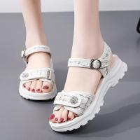 ราคา Walkon งานดี รองเท้าแตะรัดส้นแฟชั่นคุณผู้หญิง ตัวสายวัสดุเป็นผ้าใส่แล้วไม่บาดเท้า รุ่นนี้ปรับได้ทั้งสายด้านล่างและด้านบน (28350517188)