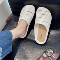 ราคา Walkon รองเท้าแตะสไตล์ฝรั่งเศสนุ่ม ปิดหัวแบบสวมเดียว พื้นนุ่ม ใส่สบาย เรียบง่าย ใช้งานหลายโอกาส เหมาะสวมกลางแจ้ง (41924630292)
