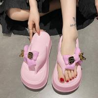 ราคา Walkon กำลังฮิต รองเท้าแตะหูหนีบแฟชั่นเสริมส้น ติดโบว์สุดเก๋ไม่ซ้ำใคร สีสันน่ารักสะดุดตา เห็นแล้วโดนใจ เสริมส้น 2นิ้ว ผล (29808742949)