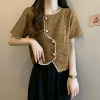 ราคา Walkon New fashion เสื้อลูกไม้สวยๆ เสื้อคอกลมแต่งฉลุ งานสวยจึ้งมาก แมทช์กับอะไรก็ดูดี แต่งกระดุมสีทองหรูหรา ใส่ได้ทุกฤด (28765350467)